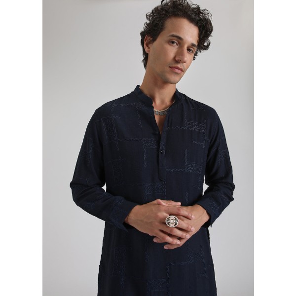 Mens Black Full Sleev Shirt
